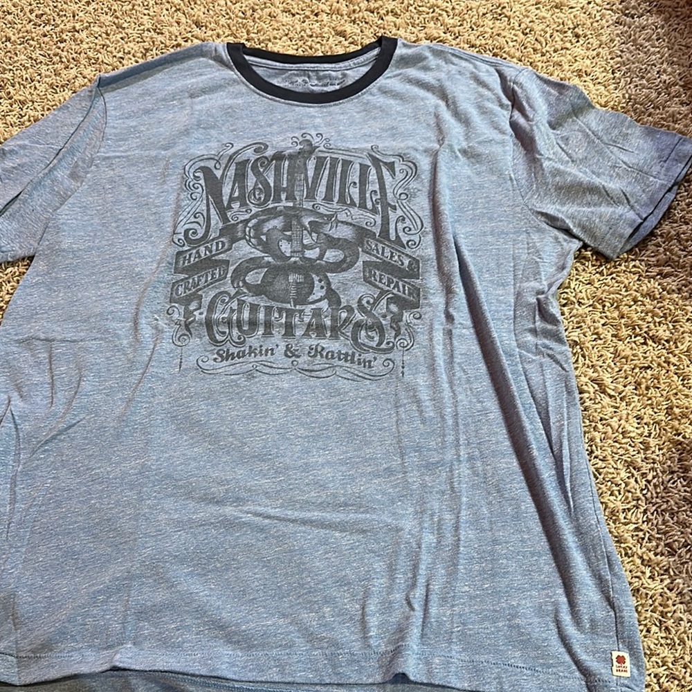 Lucky Brand Nashville Graphic Gray T-Shirt